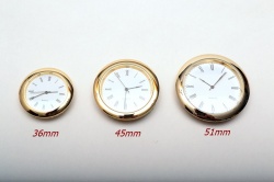 Metal Bezel Insert Clocks